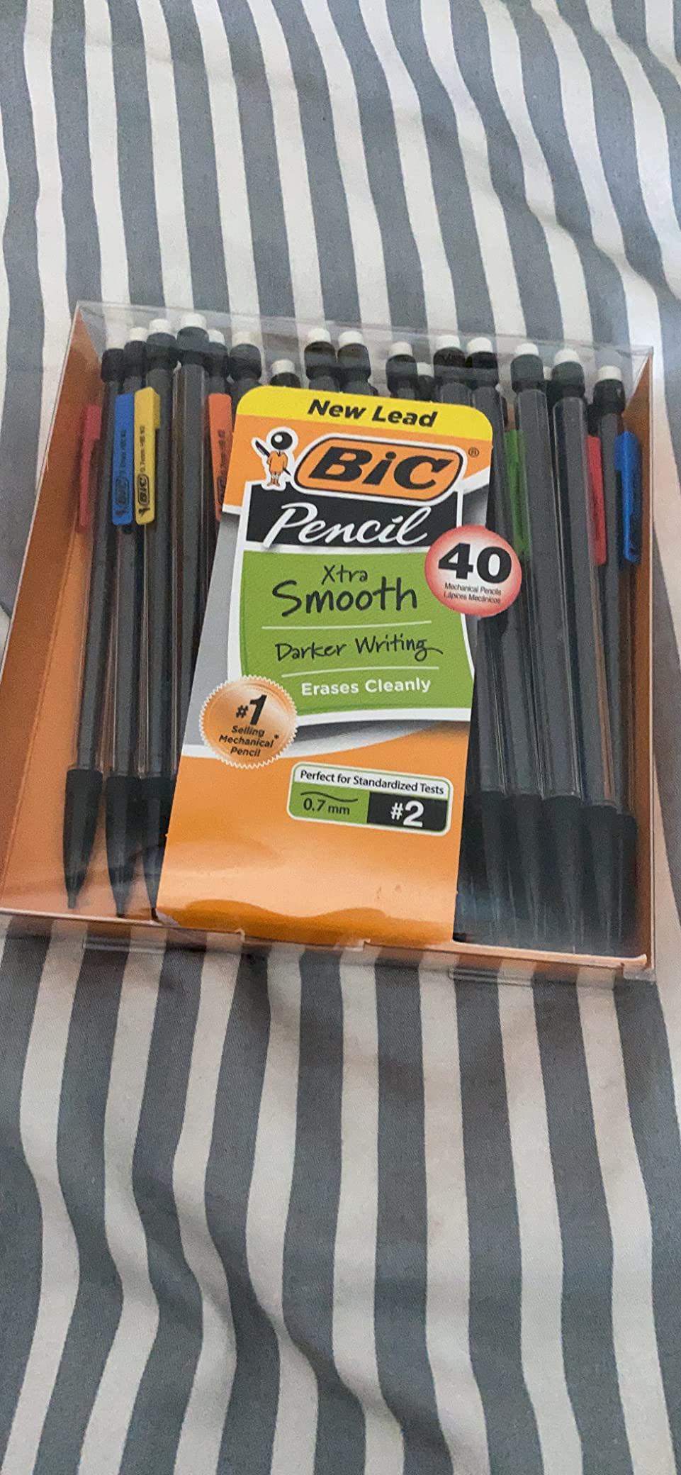 BIC Xtra Smooth Mechanical Pencil, 0.7 mm Medium Point, 40-Count Pack customer photo 2