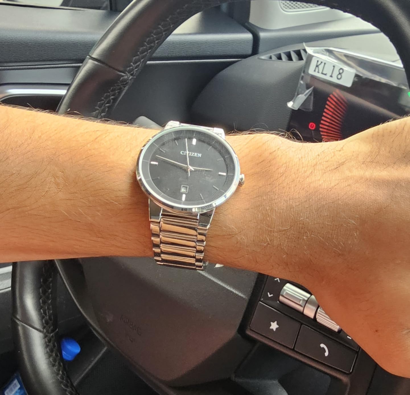 Citizen Quartz Mens Watch, Stainless Steel, Classic customer photo 2