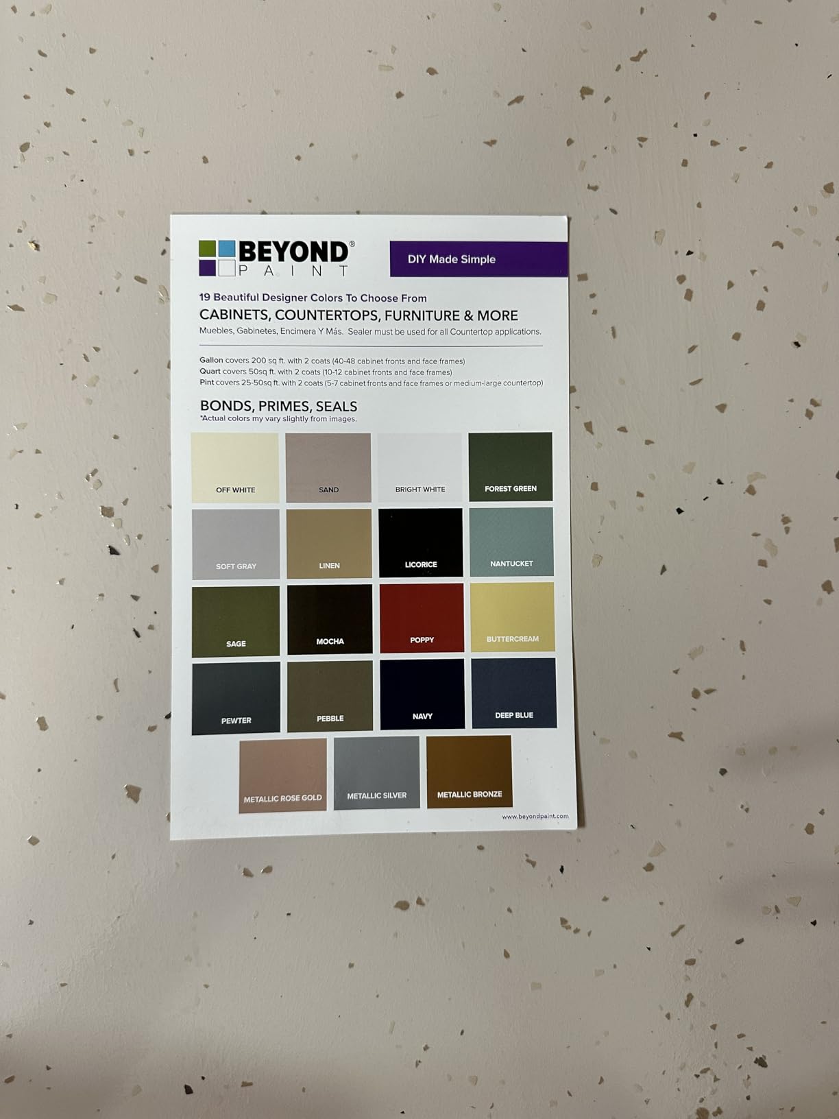 Beyond Paint Countertop Makeover Refinishing Kit, Charcoal customer photo 2