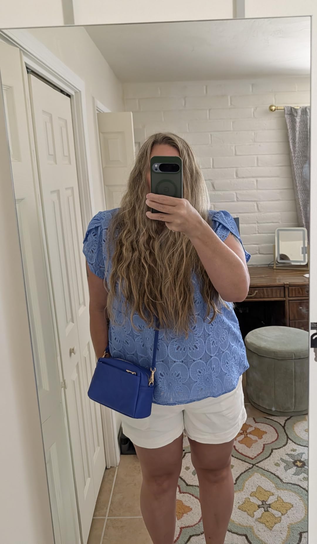 FashionPuzzle Triple Zip Small Crossbody Bag customer photo 1
