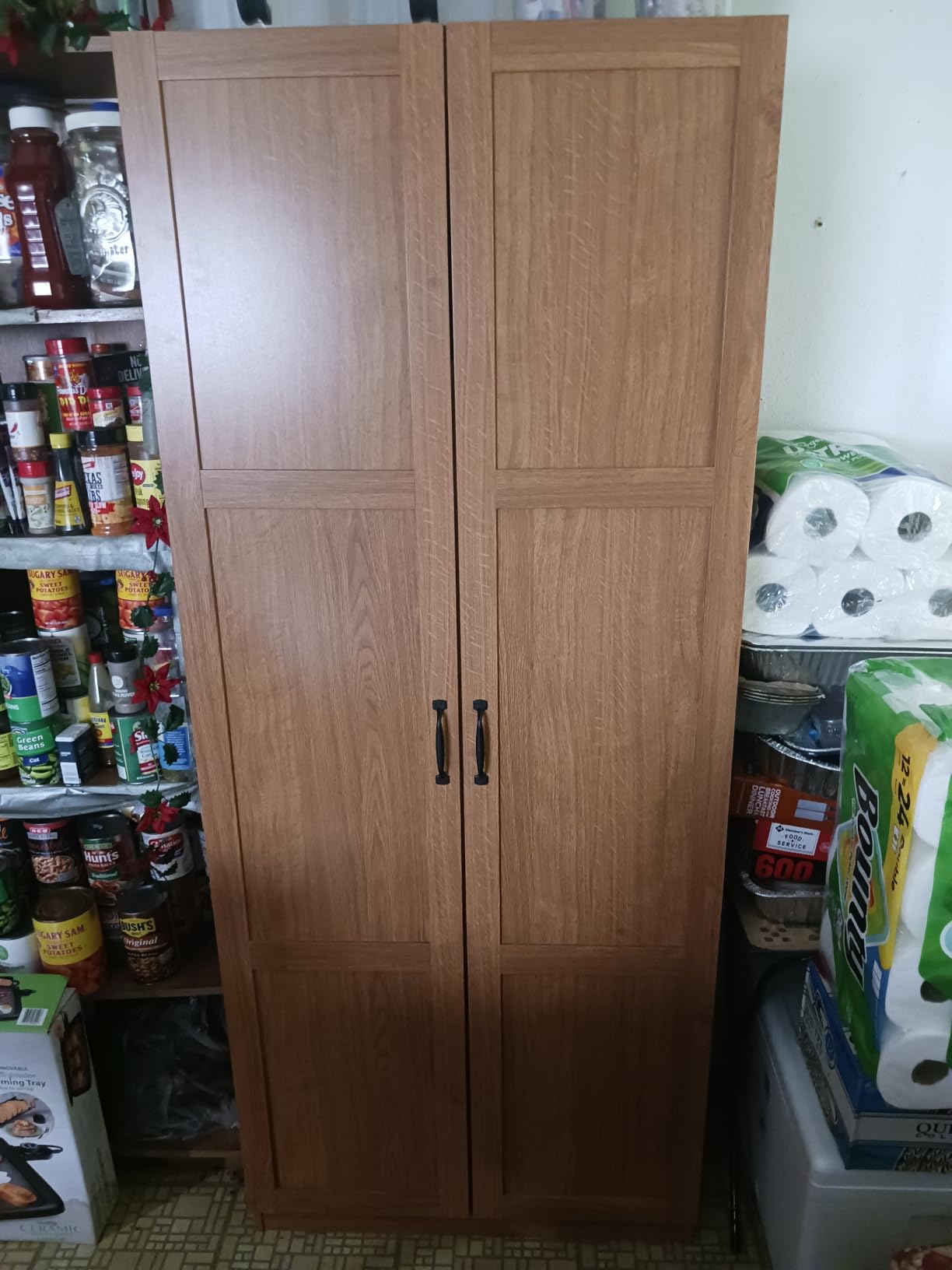 Sauder Select Storage Cabinet/ Pantry cabinets, White finish customer photo 1