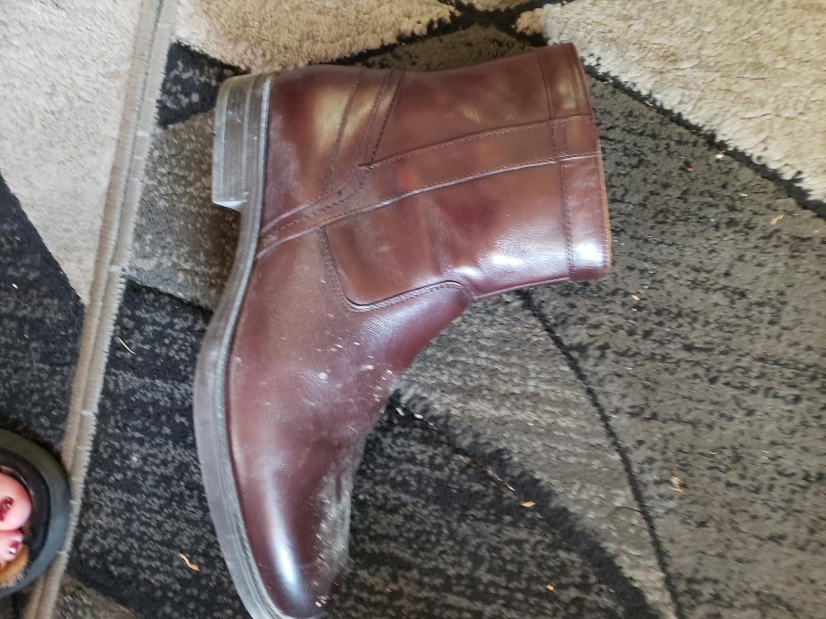 Florsheim Men's Medfield Plain Toe Zip Boot Fashion customer photo 2