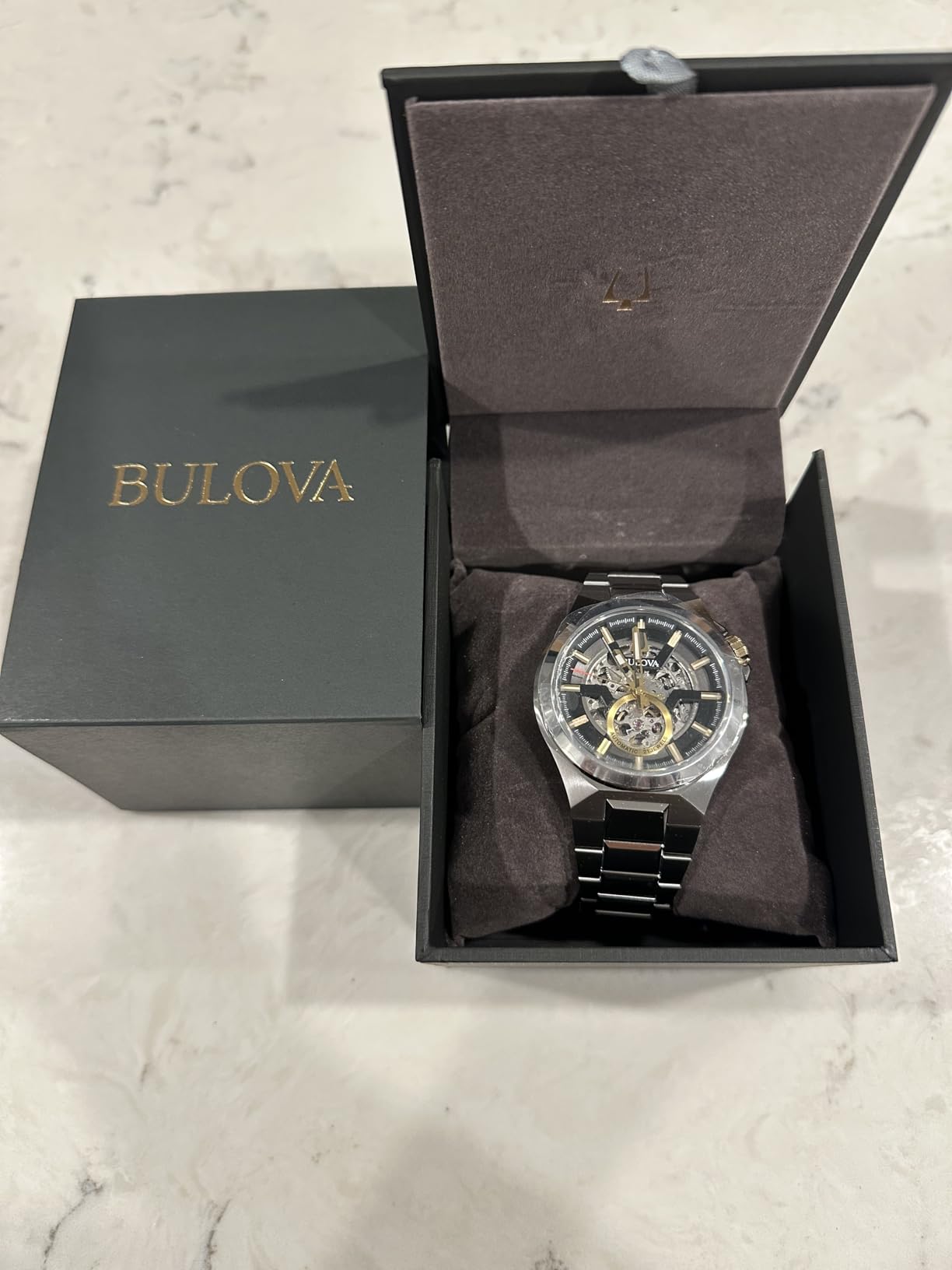 Bulova Men's Classic Maquina Automatic Open Aperture Watch customer photo 2