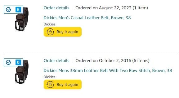 Dickies Men's Genuine Leather Work Casual Belt customer photo 1