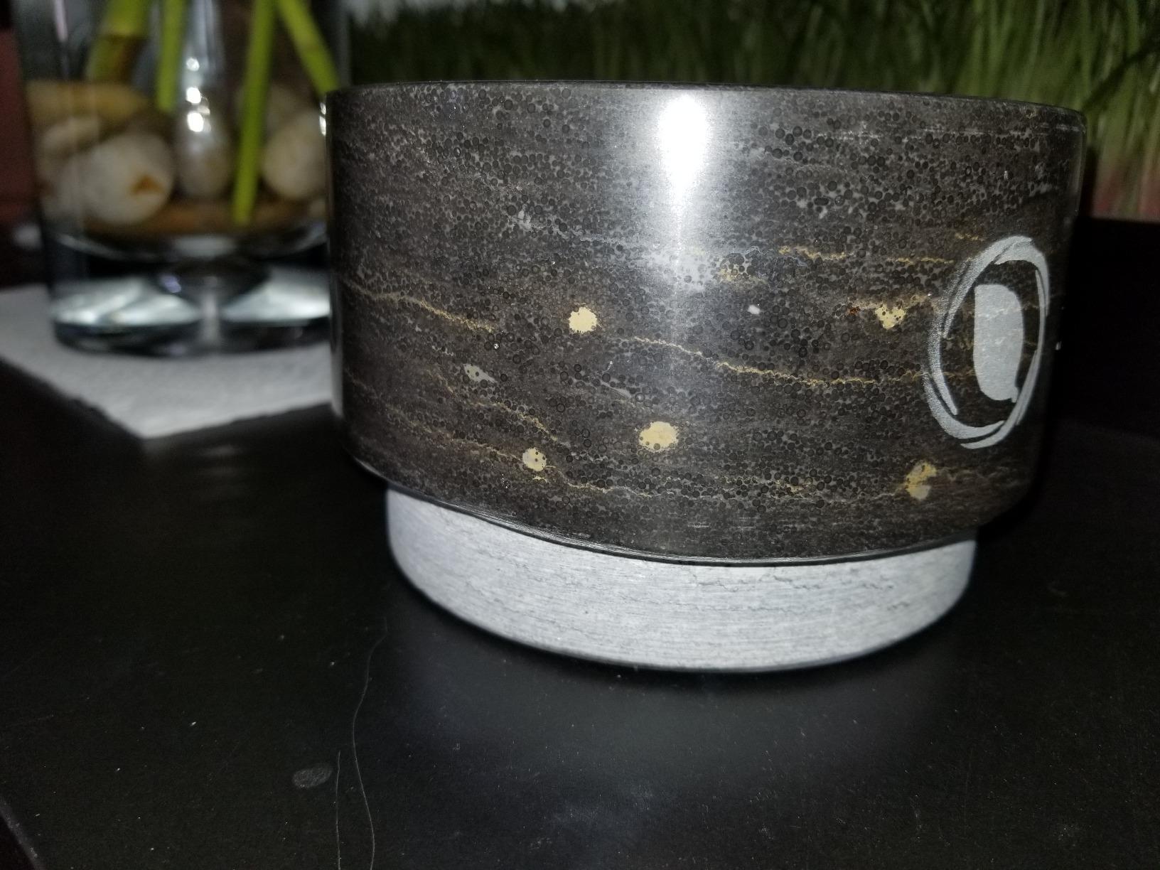 Laevo Mortar and Pestle Set - 5.5 Inch (2.1-Cup) Black Marble Molcajete Set customer photo 2