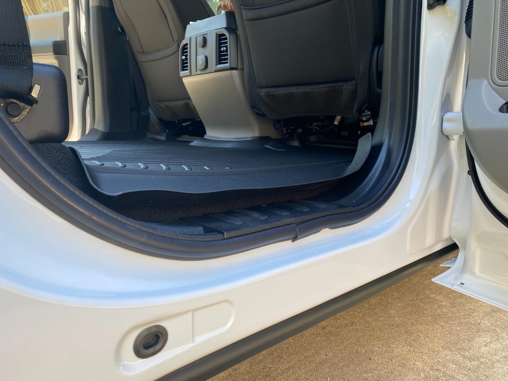 WeatherTech FloorLiners fits 2015-2026 Ford F-150 - SuperCrew (1st & 2nd Row) Black customer photo 1