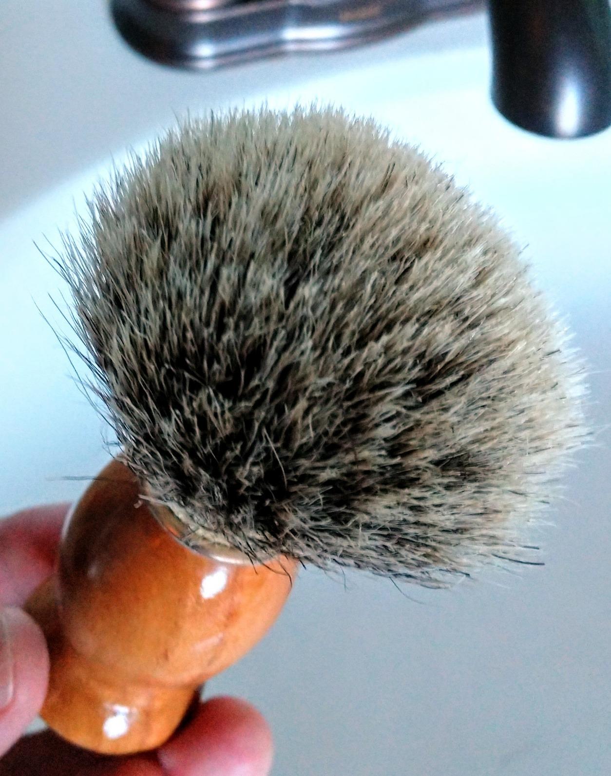 QSHAVE 100% Best Original Pure Badger Hair Shaving Brush Handmade. Real Wood Base. Perfect for Wet Shave, Safety Razor, Double Edge Razor customer photo 2
