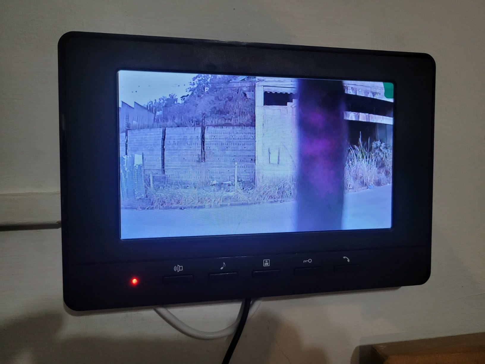 Wired Video Intercom System, 7 Inch Video Doorbell Door Camera Kit customer photo 1