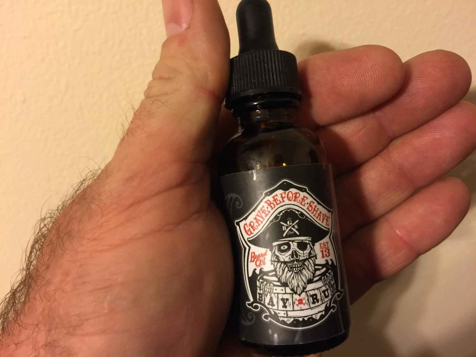 Grave Before Shave Beard Oil (Cigar Blend) 4 oz. Bottle customer photo 2