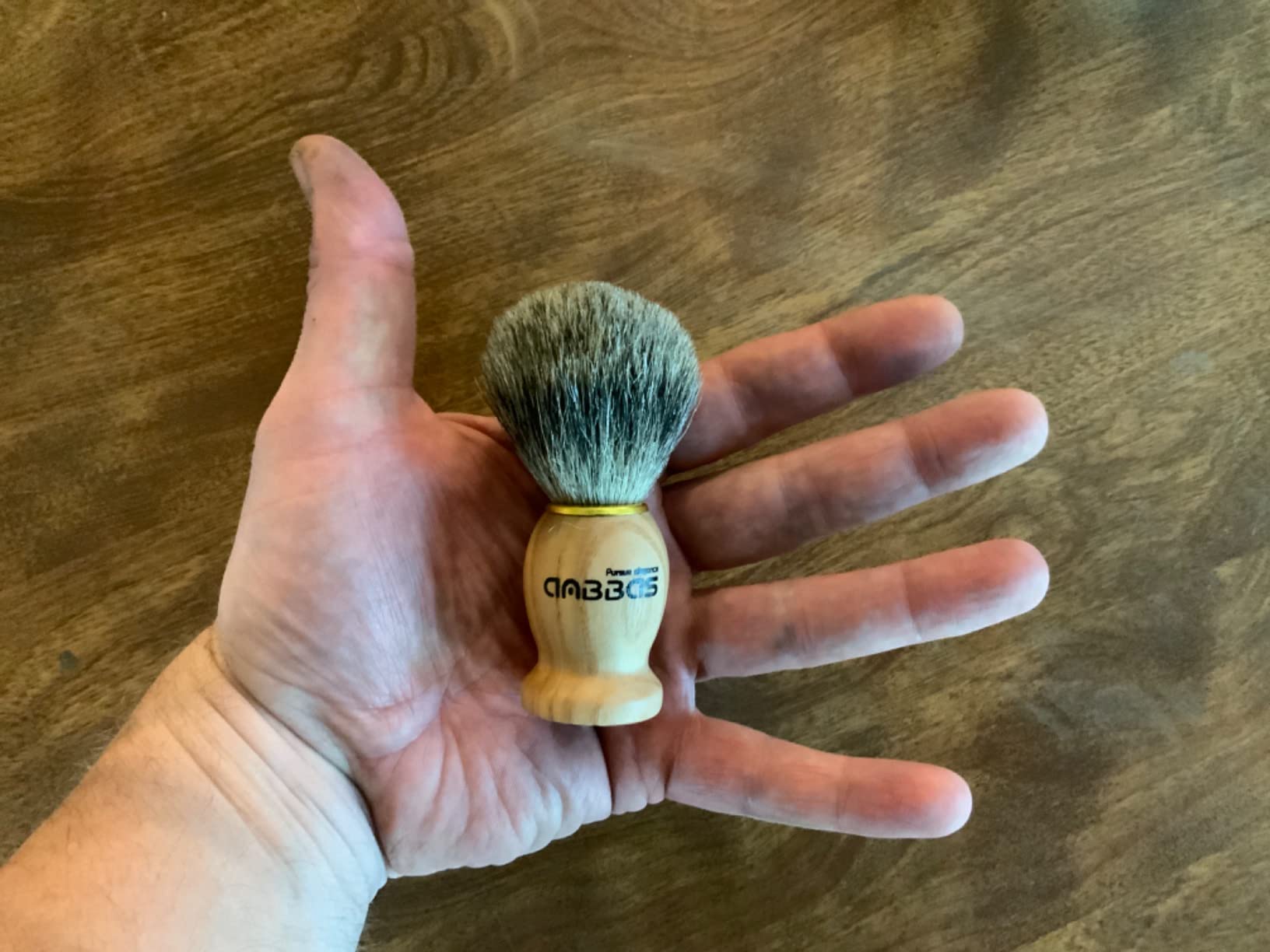 Anbbas Badger Hair Shaving Brush Lather for Men Traditional Close Shave customer photo 1