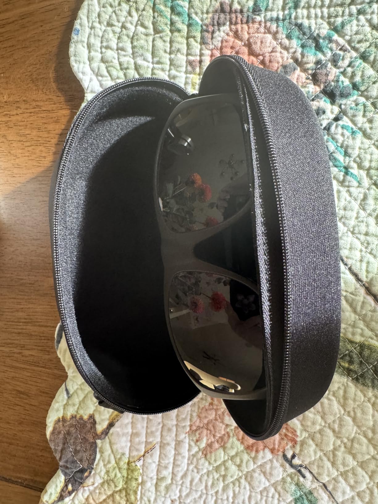 NoCry Glasses Case Hard Shell with Velvet Lining, Reinforced Zipper & Belt Clip — Protective Sunglasses or Eyeglass Case for Sunglass or Safety Glasses, Perfect Storage for Travel — For Men and Women customer photo 2