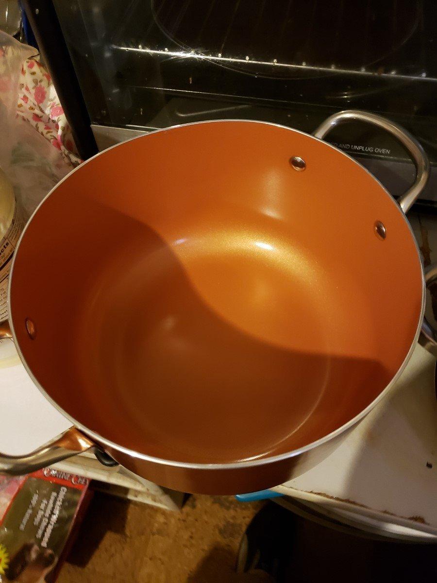 Copper Pan 10-Piece Set Luxury Induction Cookware Set Non-stick customer photo 2
