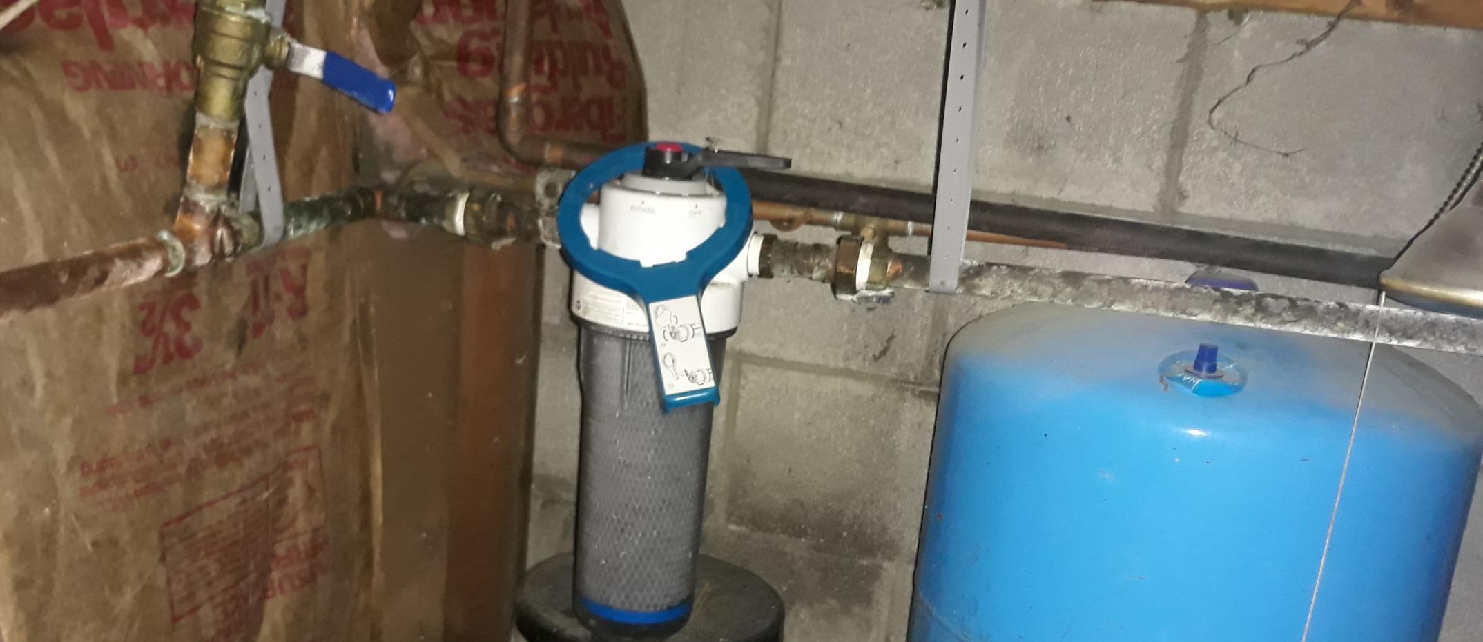 Bluonics Whole House Water Filter System for Well Water, 3 Stage Sediment Carbon Filters with 110W UV Light, 24 GPM, 20 x 4.5 Housings, 1 in NPT customer photo 1