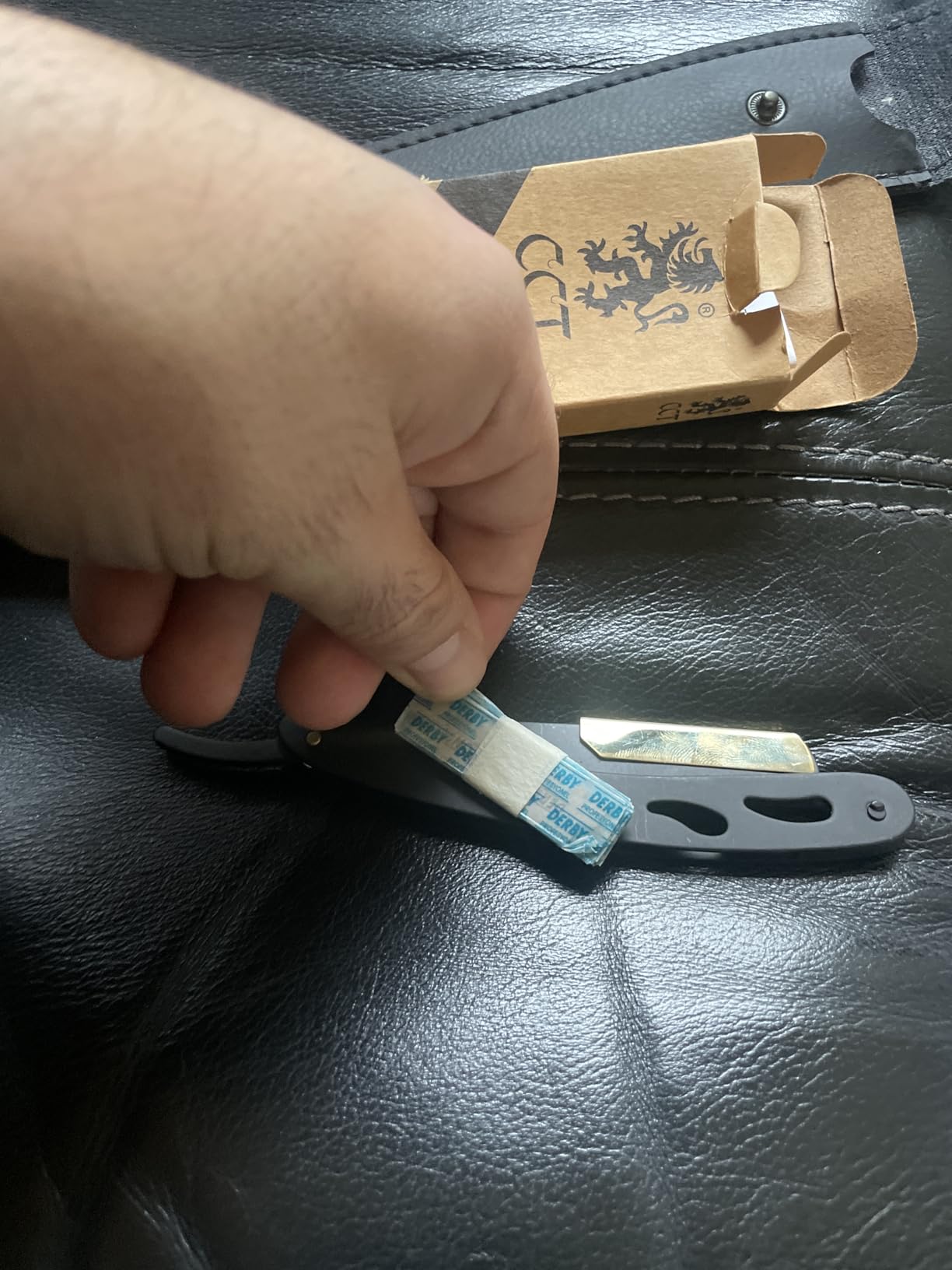 Cut Throat Razor for Men - Single Blade Razor, Steel Handle, Wet Shave customer photo 2