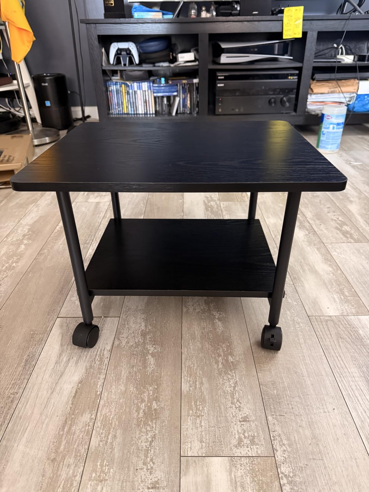 VASAGLE 2-Tier Printer Stand with Locking Wheels, Under Desk Printer Table customer photo 1