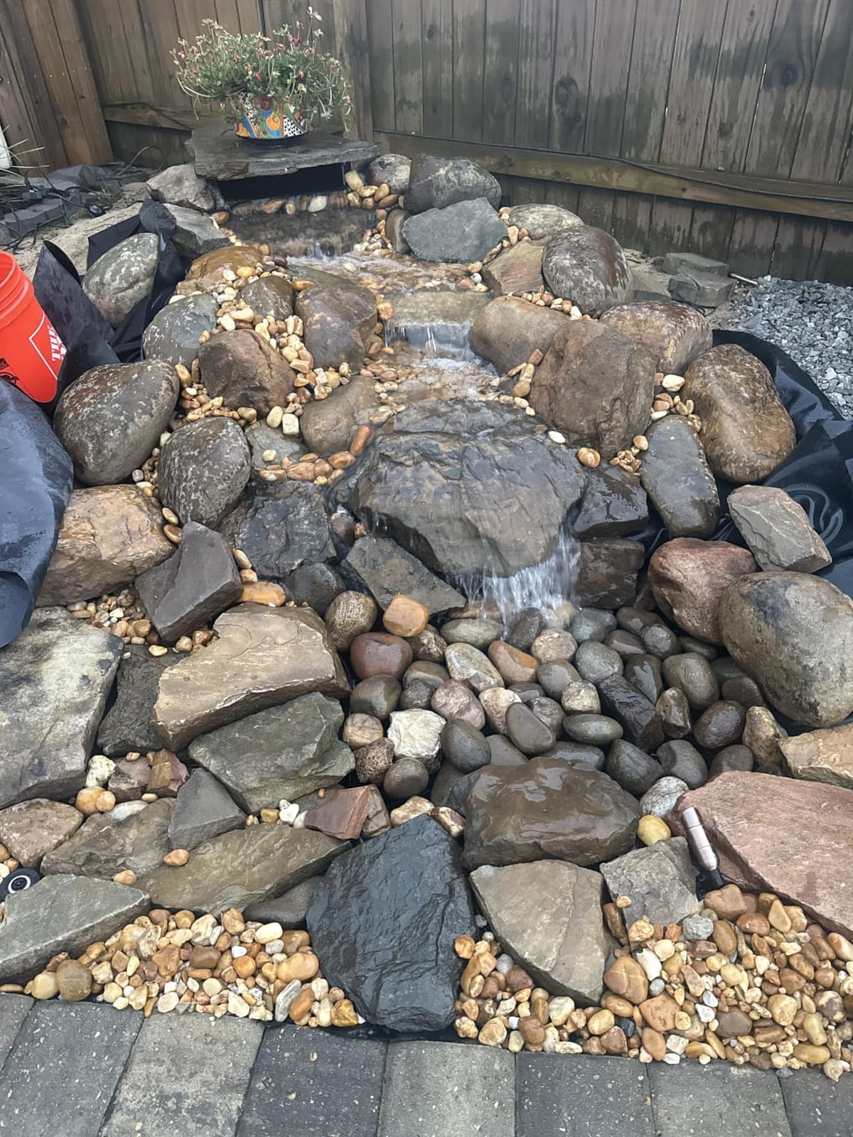 Simply Waterfalls 3200 GPH Kit MatrixBlox 10 x 15 Ft EPDM Liner customer photo 1