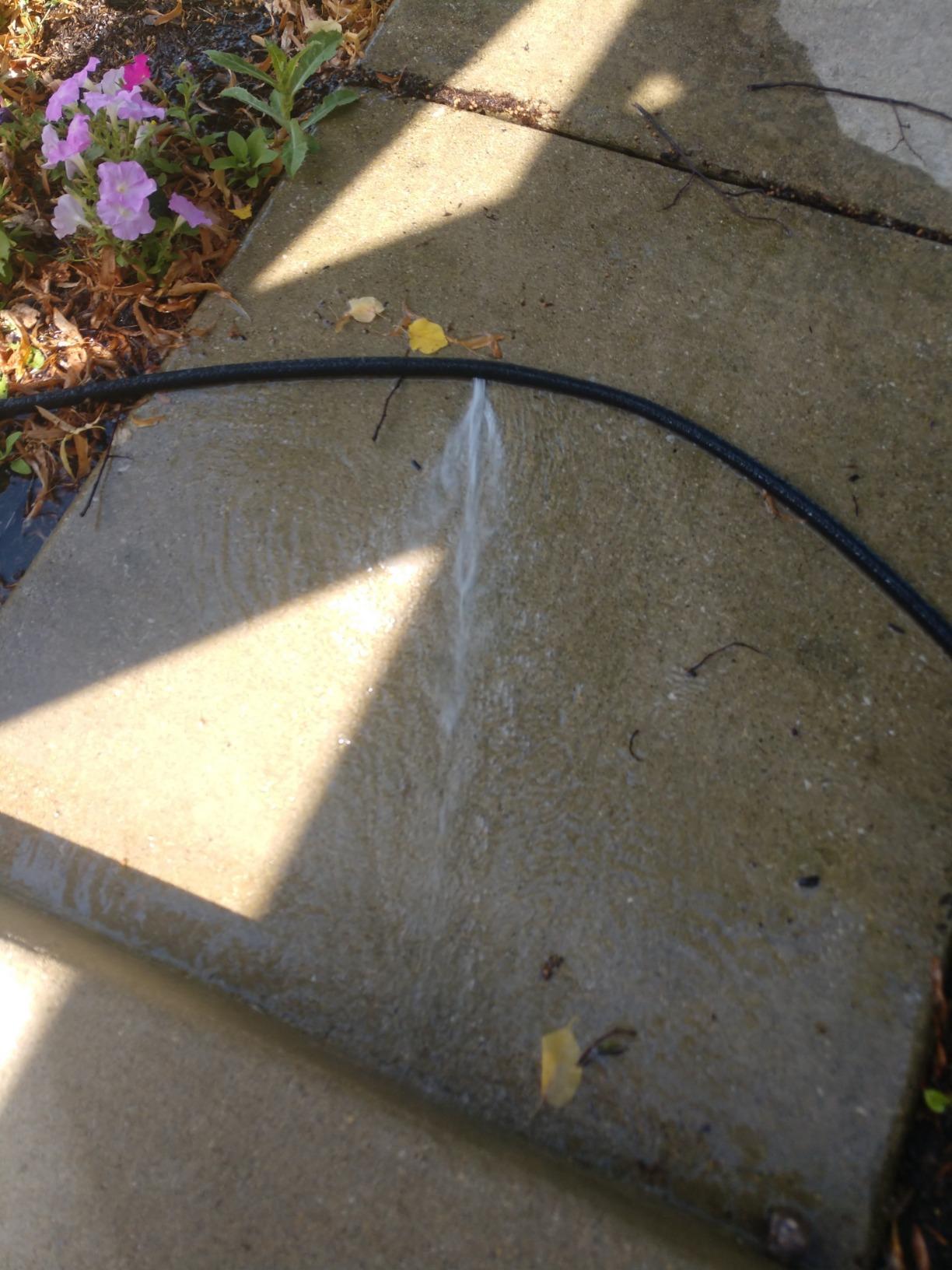 Rocky Mountain Goods Soaker Hose - Heavy duty rubber - Saves 70% water - End cap included for additional hose connect - Great for gardens/flower beds - Reinforced fittings (50-Feet by 5/8-Inch) customer photo 1