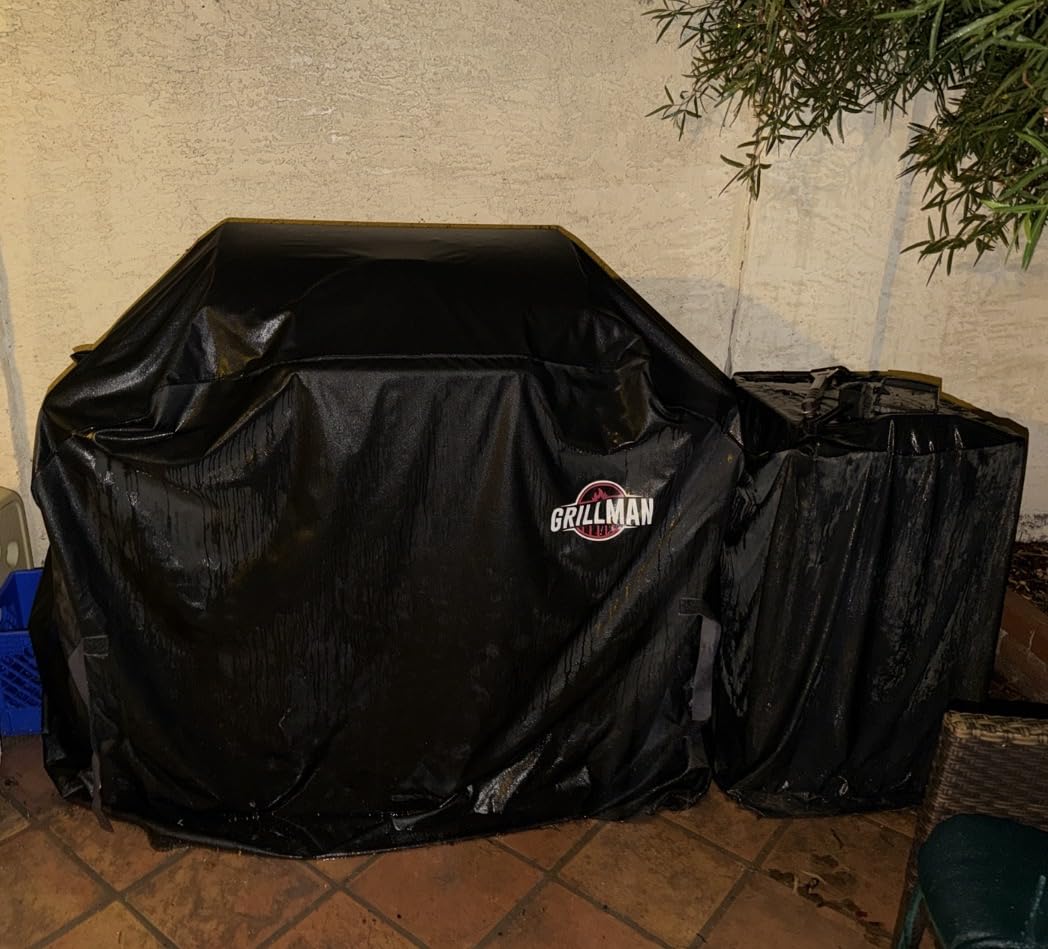 Grillman Waterproof BBQ Grill Cover for Outdoor Grills, 58 Inch, Black customer photo 1