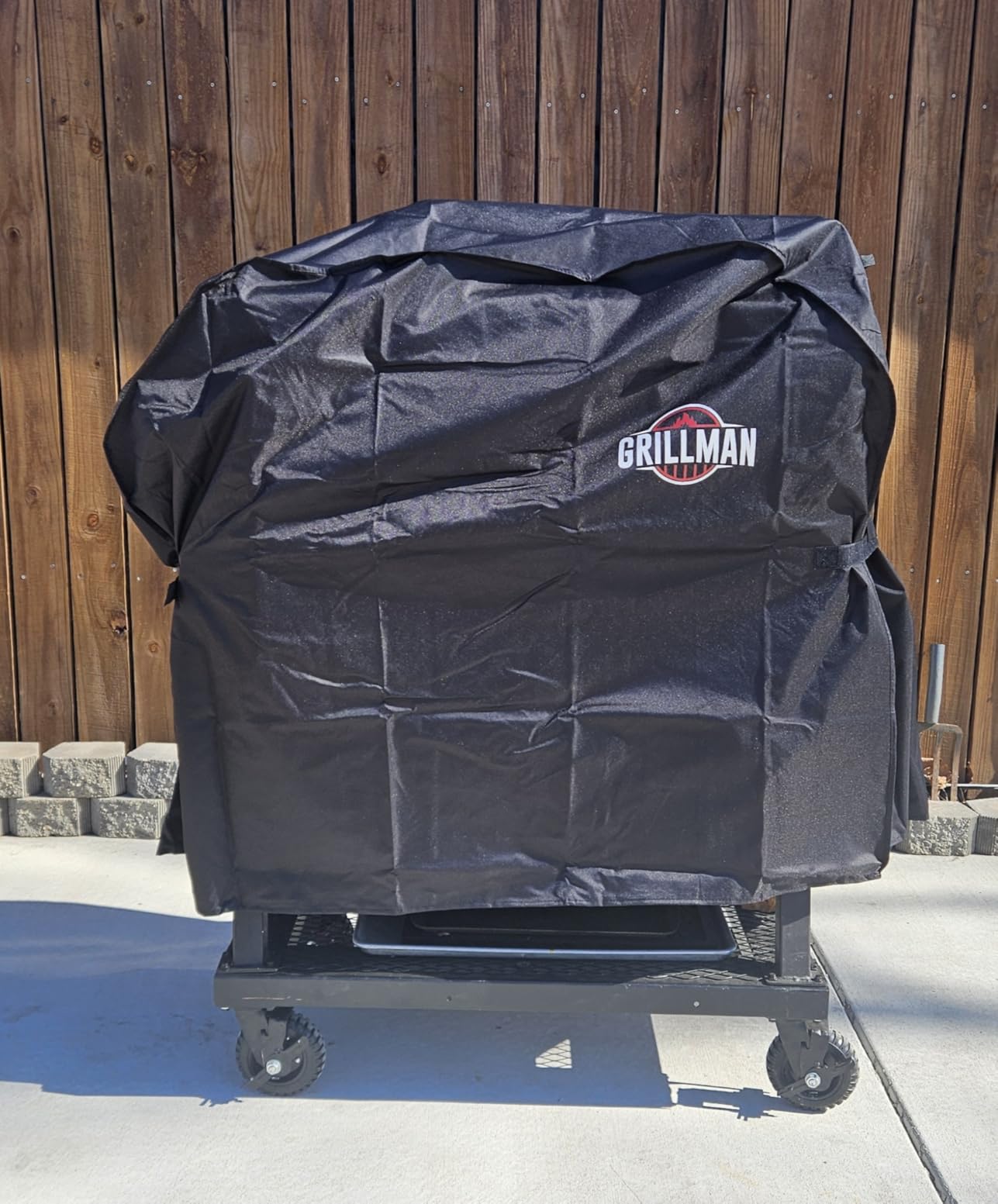 Grillman Waterproof BBQ Grill Cover for Outdoor Grills, 58 Inch, Black customer photo 2