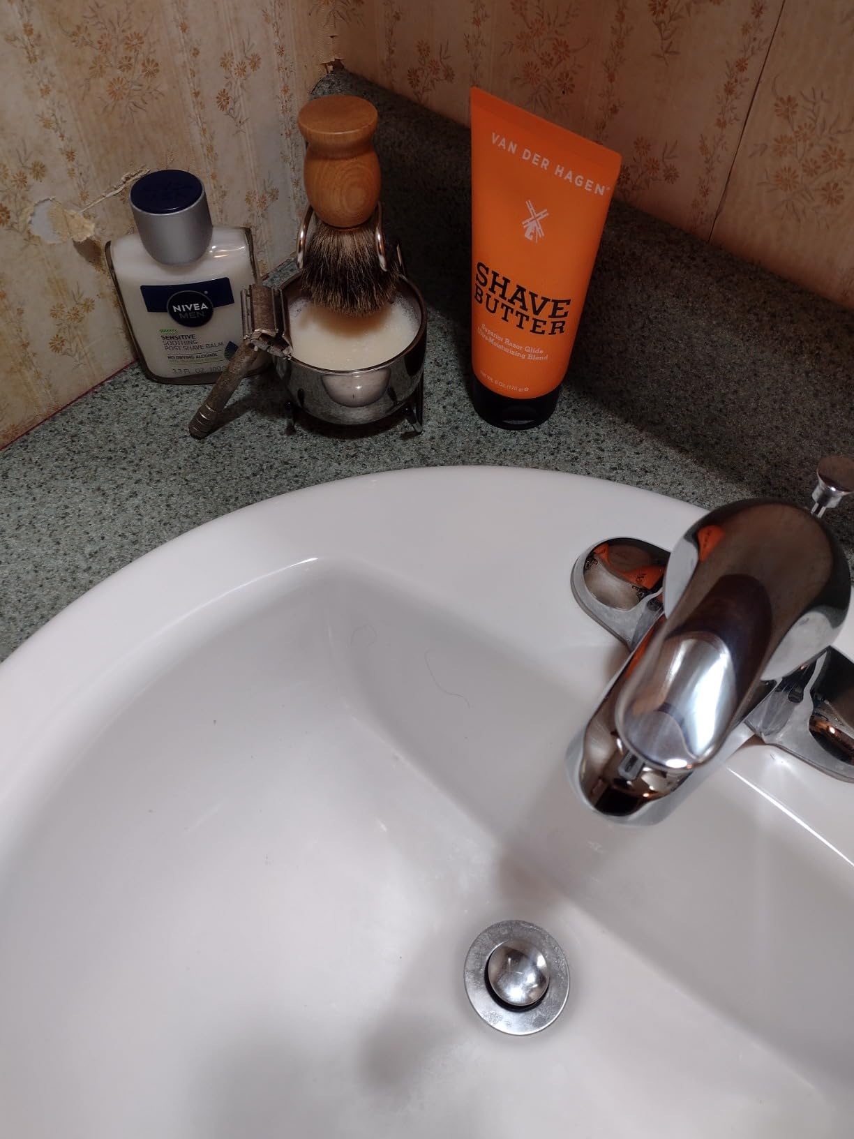 Anbbas 4IN1 Badger Hair Shaving Brush Set Lather for Men Smooth Wet Shave customer photo 2
