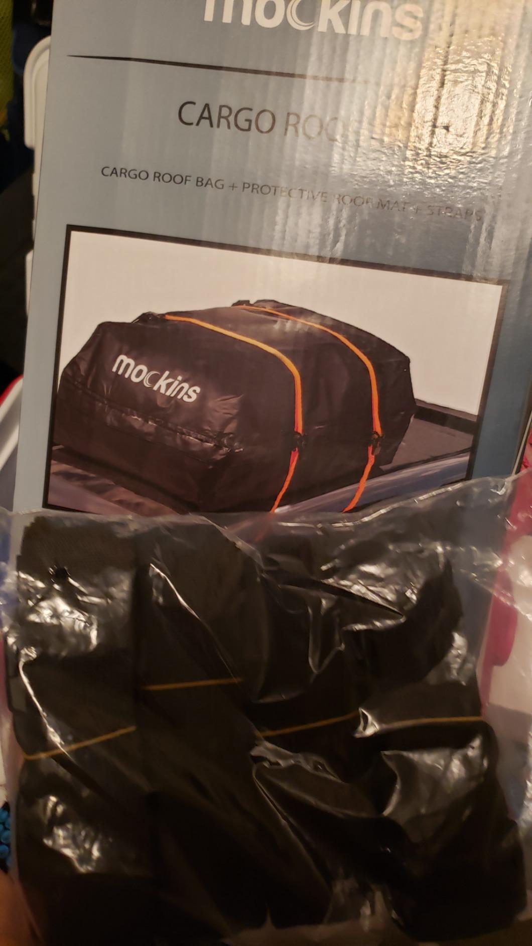 Mockins 16 Cu Ft Weatherproof No Rack Rooftop Cargo Carrier Bag 45
