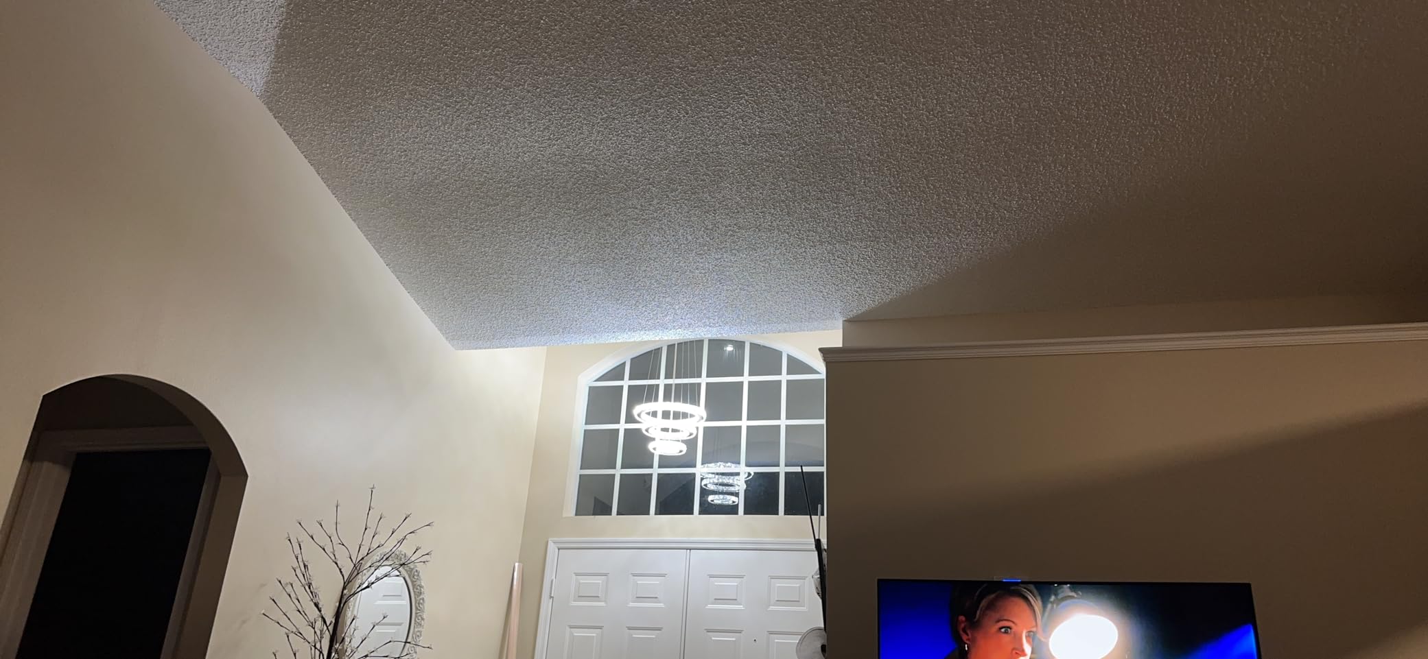 3-Ring LED Crystal Chandelier for Dining Room, Silver customer photo 1
