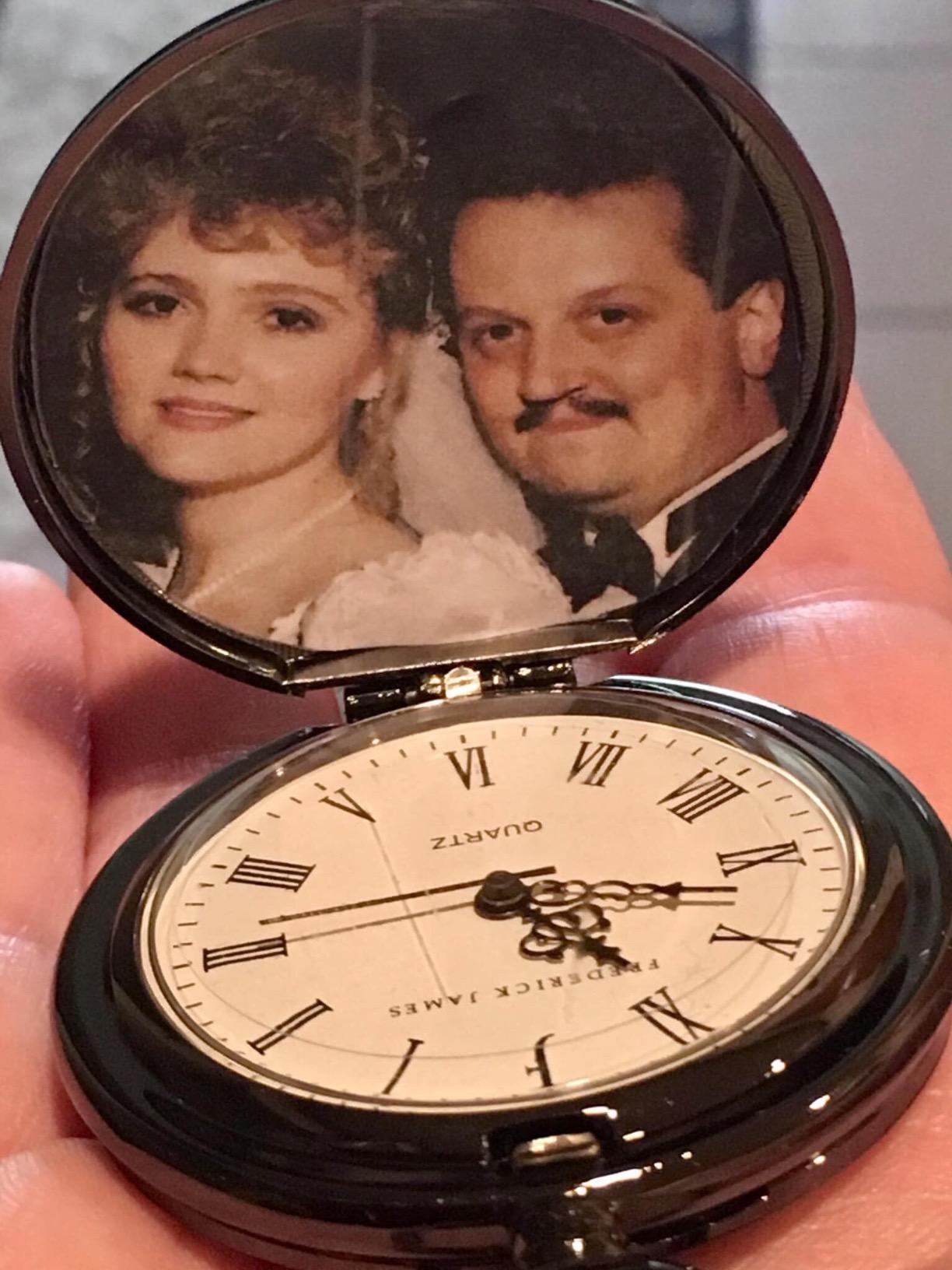 FJ FREDERICK JAMES Anniversary Gift's for Men - Engraved ‘to My Husband’ Pocket Watch | Anniversary Gift's for Him I Love You Gift for Husband for Birthday I Valentines customer photo 1