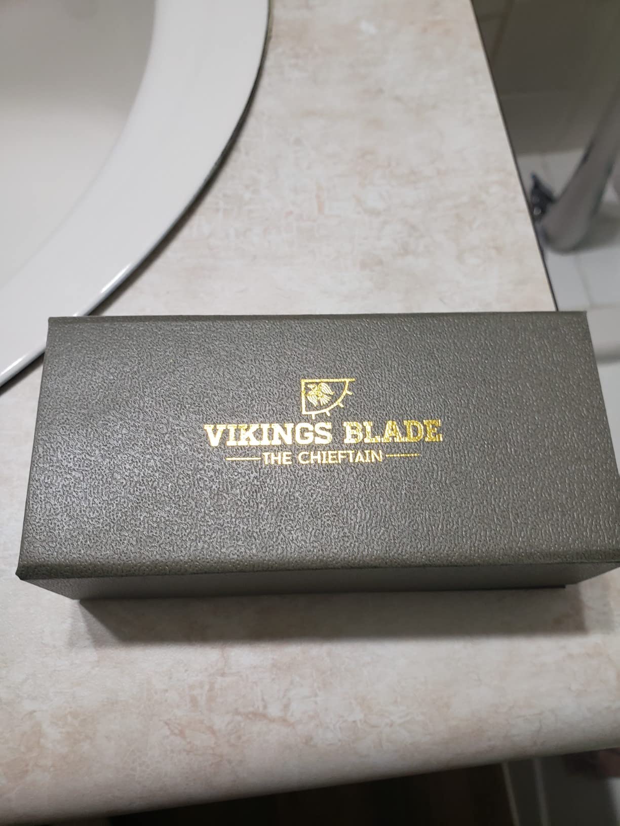 VIKINGS BLADE Double Edge Safety Razor for Men + 5 Swedish Steel Blades + Luxury Case. Smooth, Reusable, Eco-Friendly (Chieftain “Odin”) customer photo 1