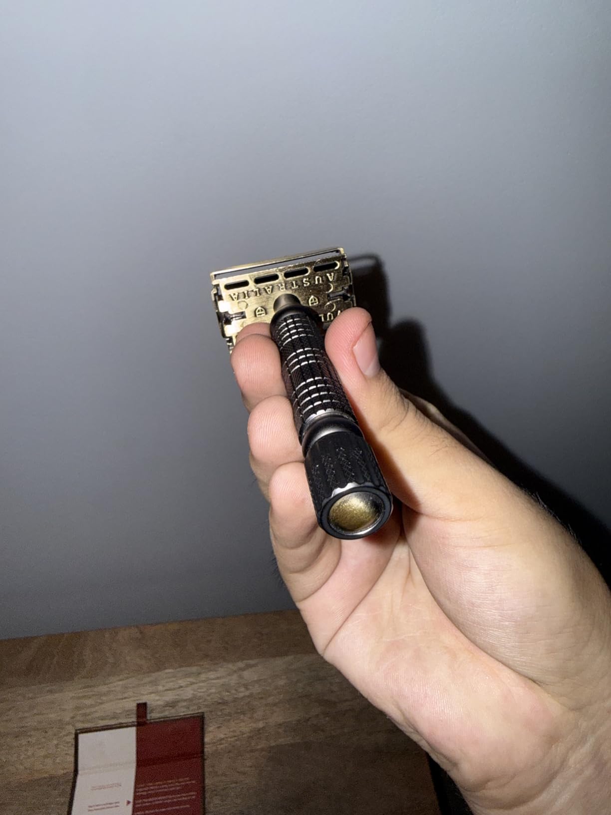 VIKINGS BLADE Double Edge Safety Razor for Men + 5 Swedish Steel Blades + Luxury Case. Smooth, Reusable, Eco-Friendly (Chieftain “Odin”) customer photo 2