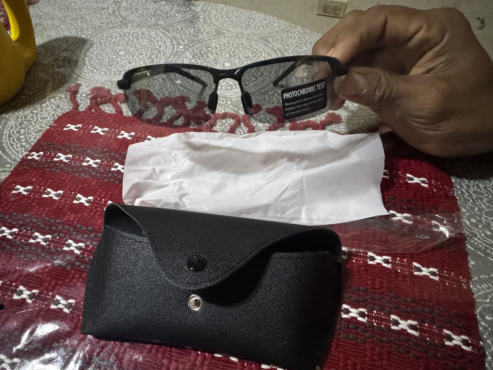 YIMI Polarized Photochromic Driving z87 Sunglasses For Men Women Day and Night safety glasses customer photo 2