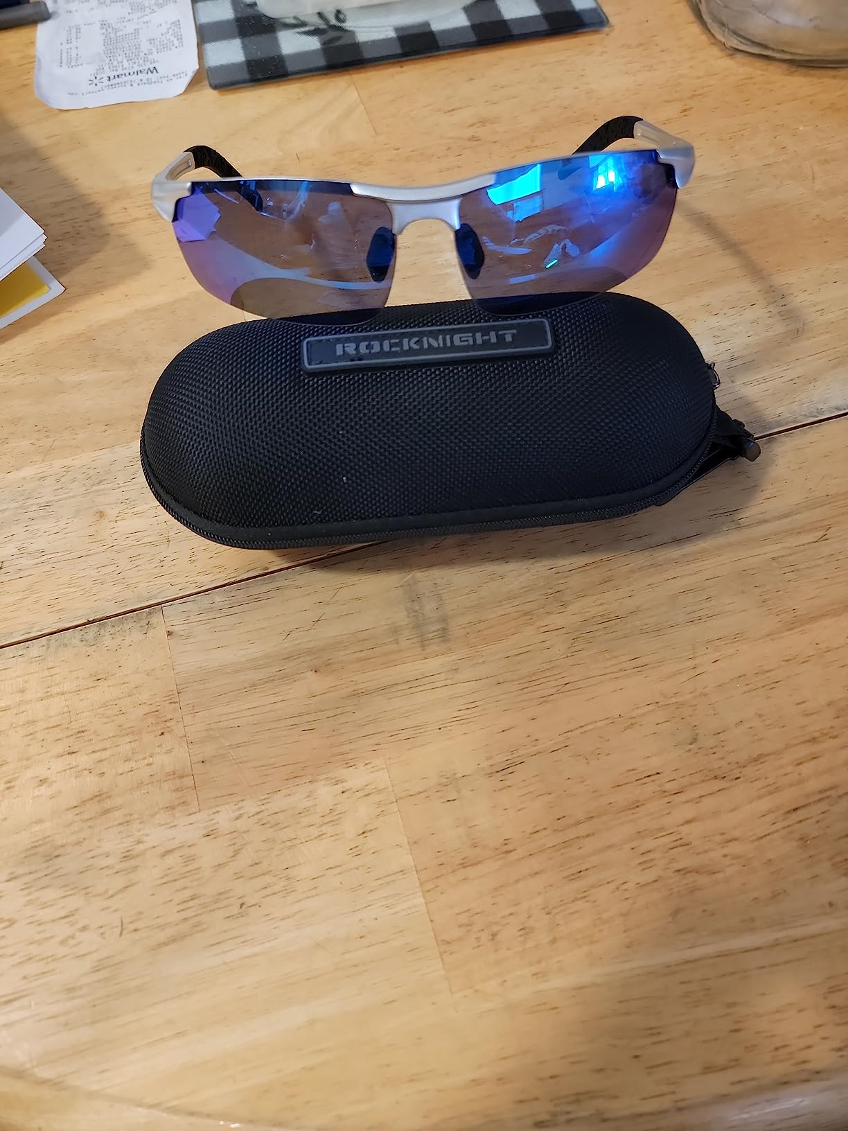 ROCKNIGHT Driving Polarized Sunglasses for Men Golf Outdoor Use Al-Mg Frame customer photo 2