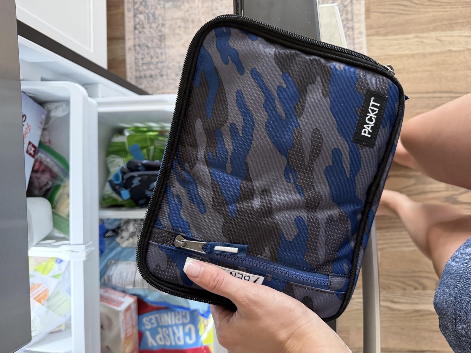PackIt Freezable Classic Lunch Box, Black customer photo 1