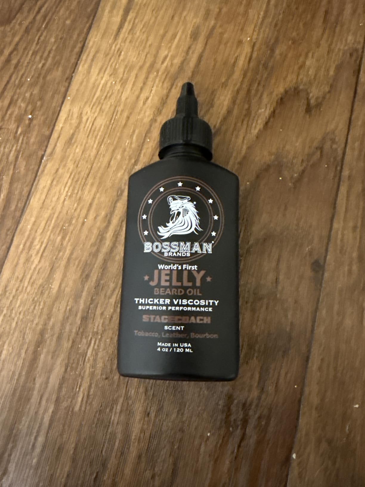 Bossman Jelly Beard Oil (4 oz) - Thicker Formula - Texas Made - Stagecoach customer photo 2