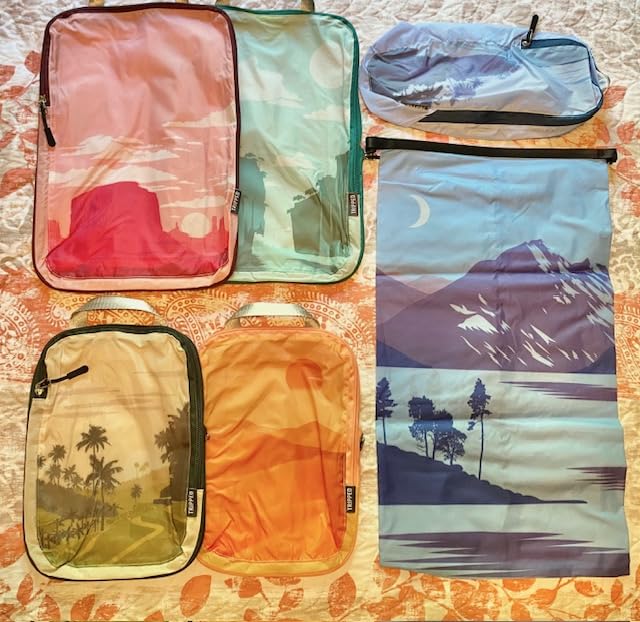 TRIPPED Travel Gear Compression Packing Cubes for Carry-On Travel 3-Pack customer photo 2