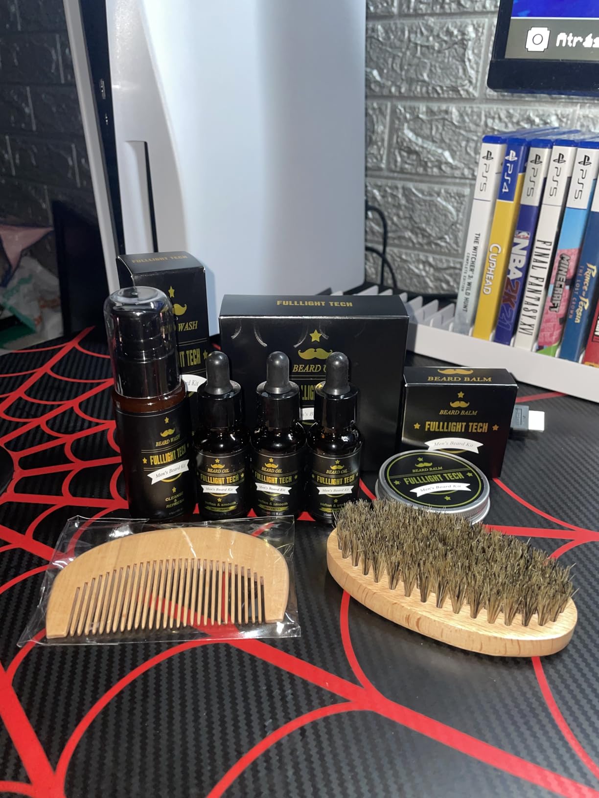 Beard Kit for Men, 3 Beard Oil Scents, Beard Care Gift Set for Dad, Husband customer photo 2