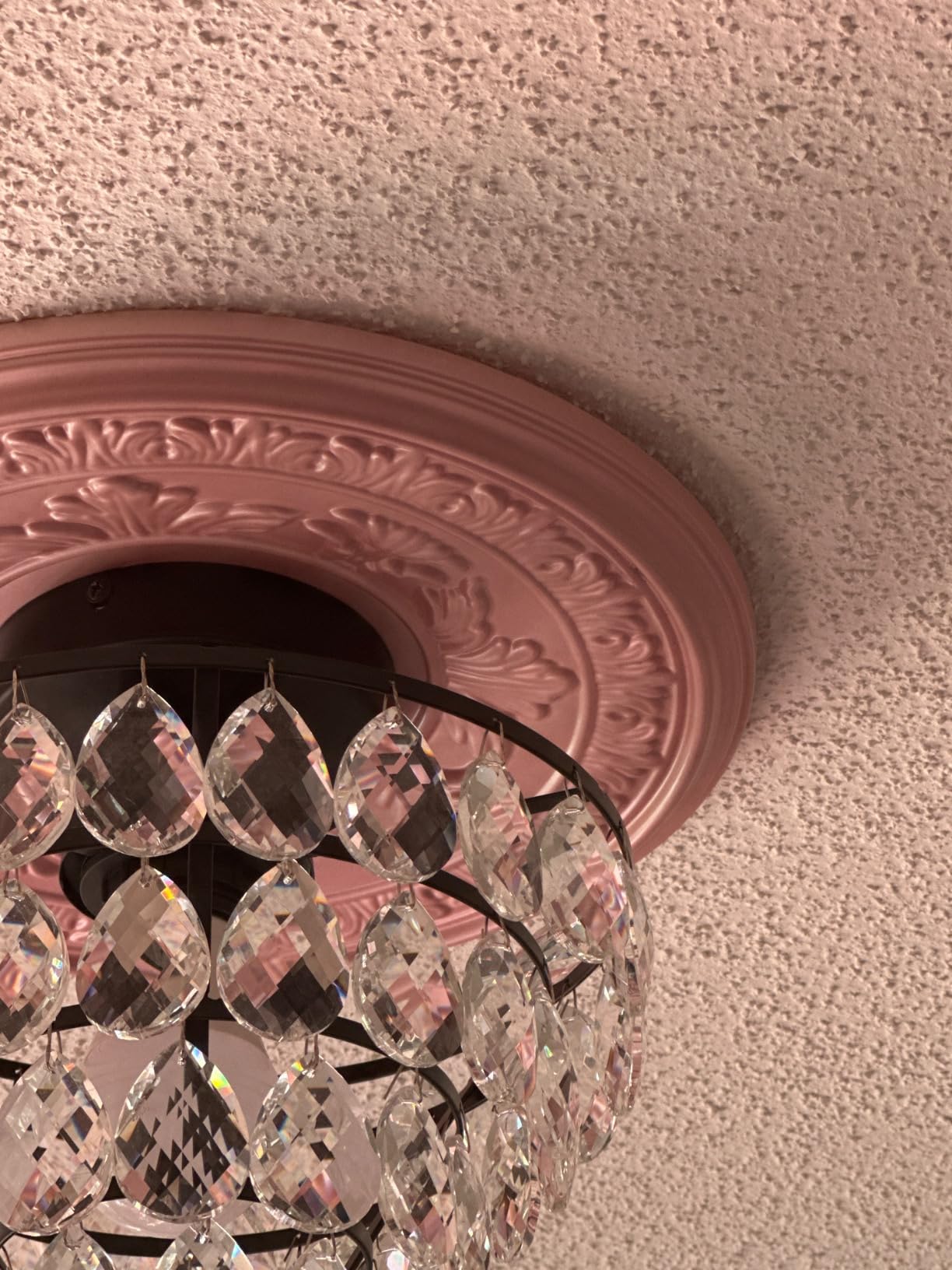 Ekena Millwork CMP10BA Baltimore Thermoformed PVC Ceiling Medallion (Fits Canopies up to 4 1/4