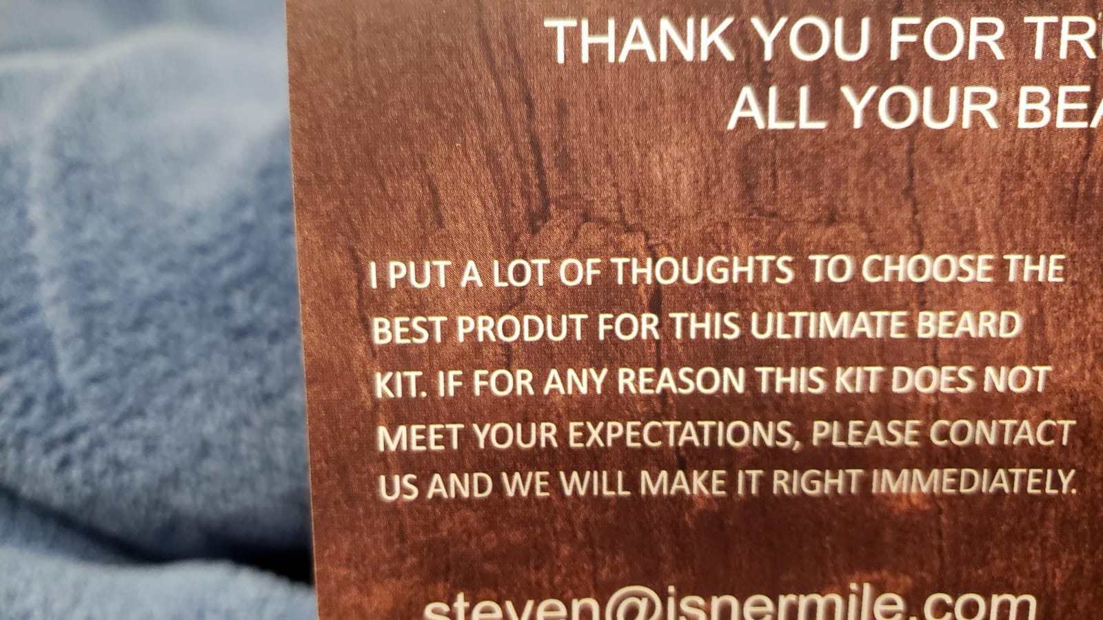 Beard Kit Birthday Gifts for Men Grooming & Care w/ Wash, Brush, Balm, Comb customer photo 2