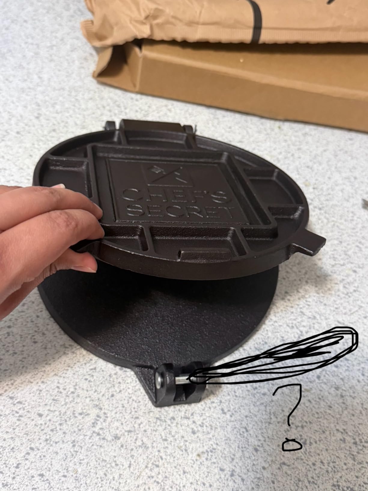 Chef's Secret 8 Inch Tortilla Cast Iron Press, Quickly Easily Makes Delicious Tortillas for Any Recipe customer photo 1