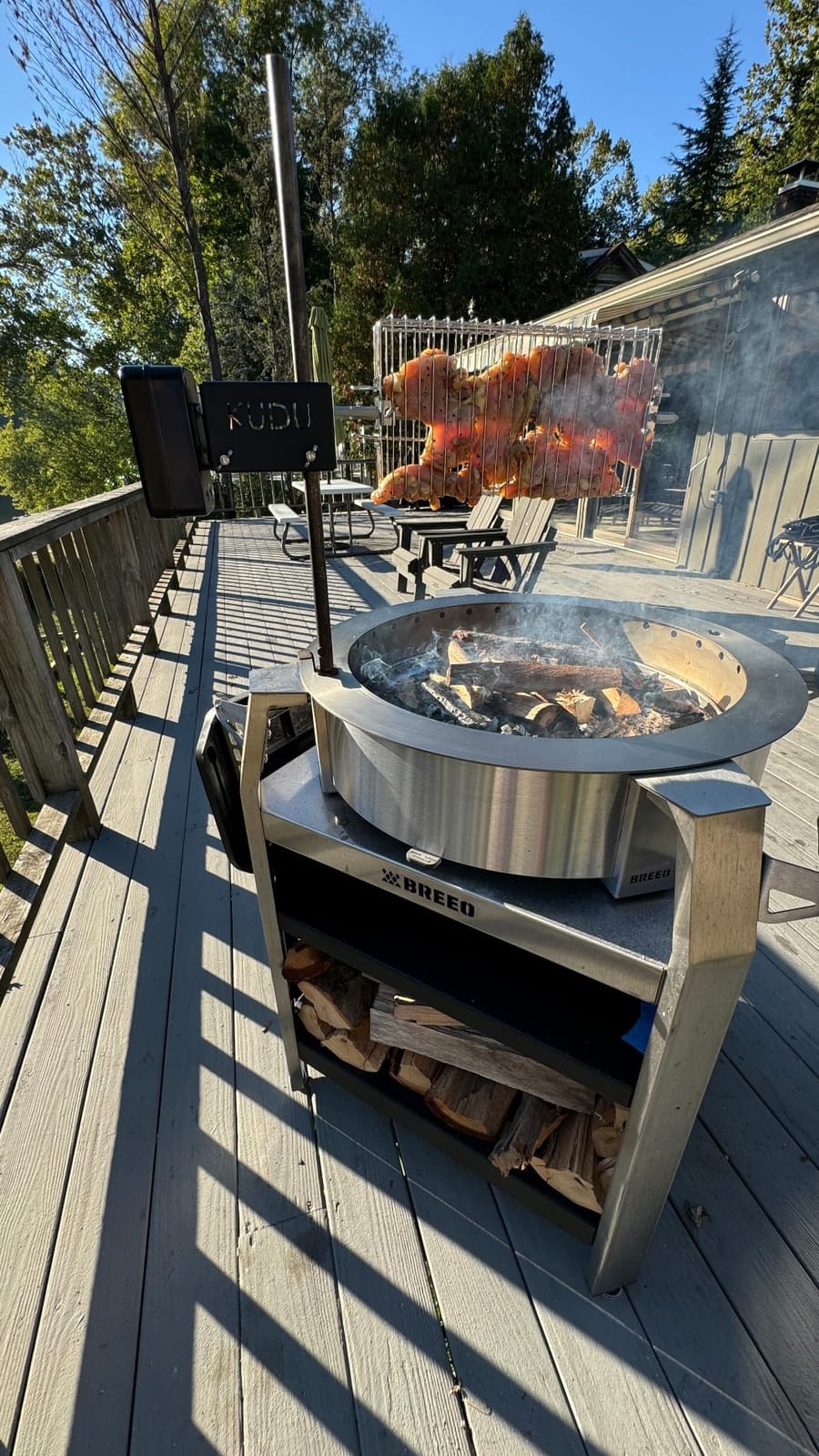 onlyfire 6042 Stainless Steel Flat Spit Rotisserie Grill Basket for Grills customer photo 1