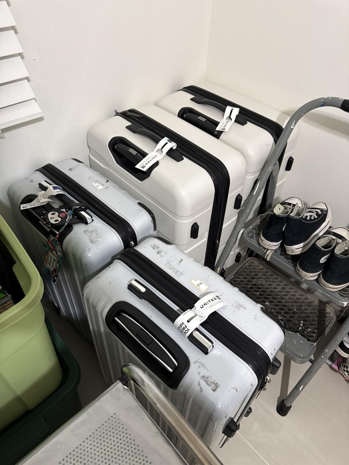 Coolife Large Checked Luggage Hardside Suitcase with Spinner Wheels, 28in customer photo 2