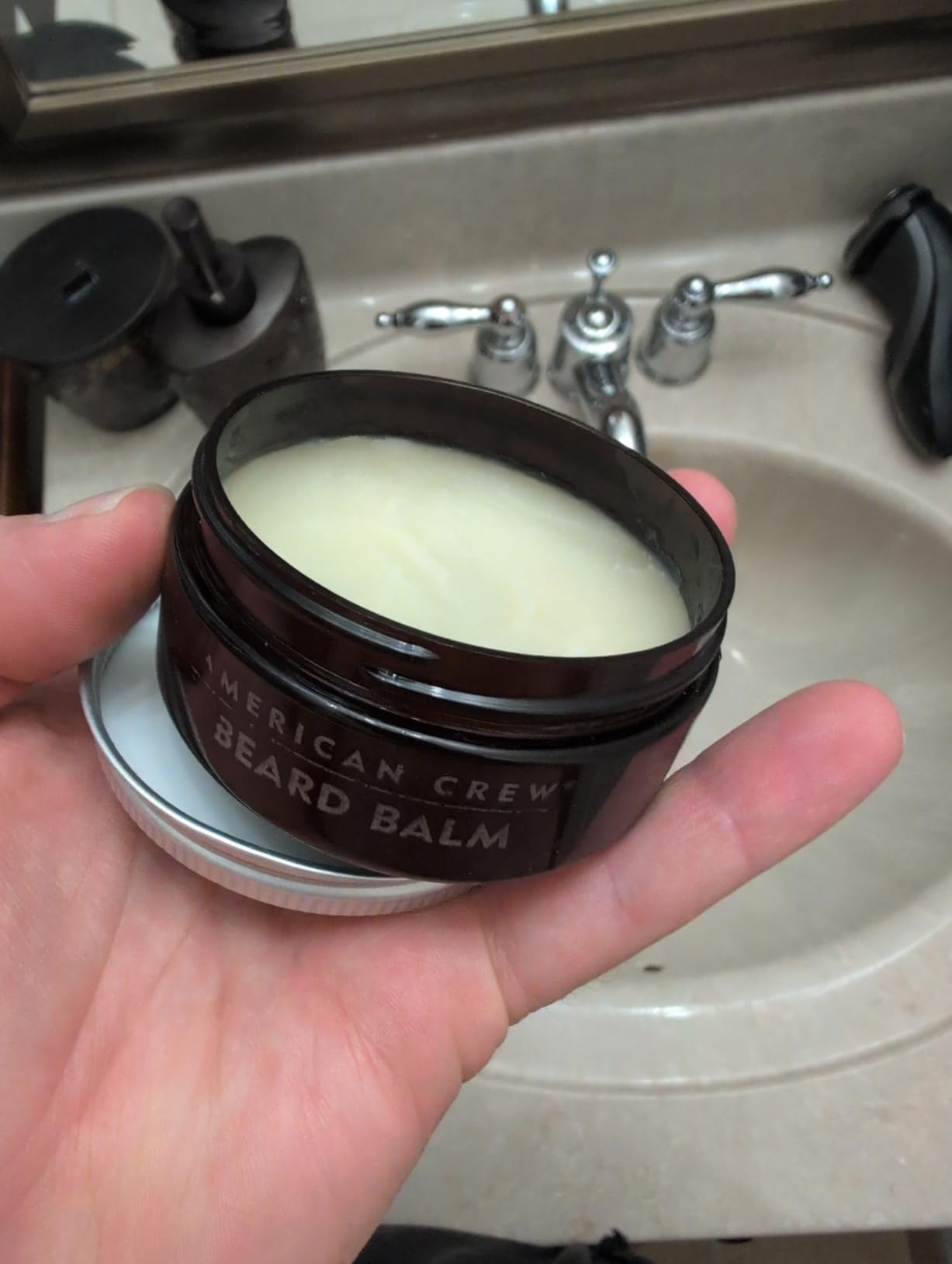 American Crew Men's Beard Balm, Conditioner & Styler, 2.1 oz customer photo 2