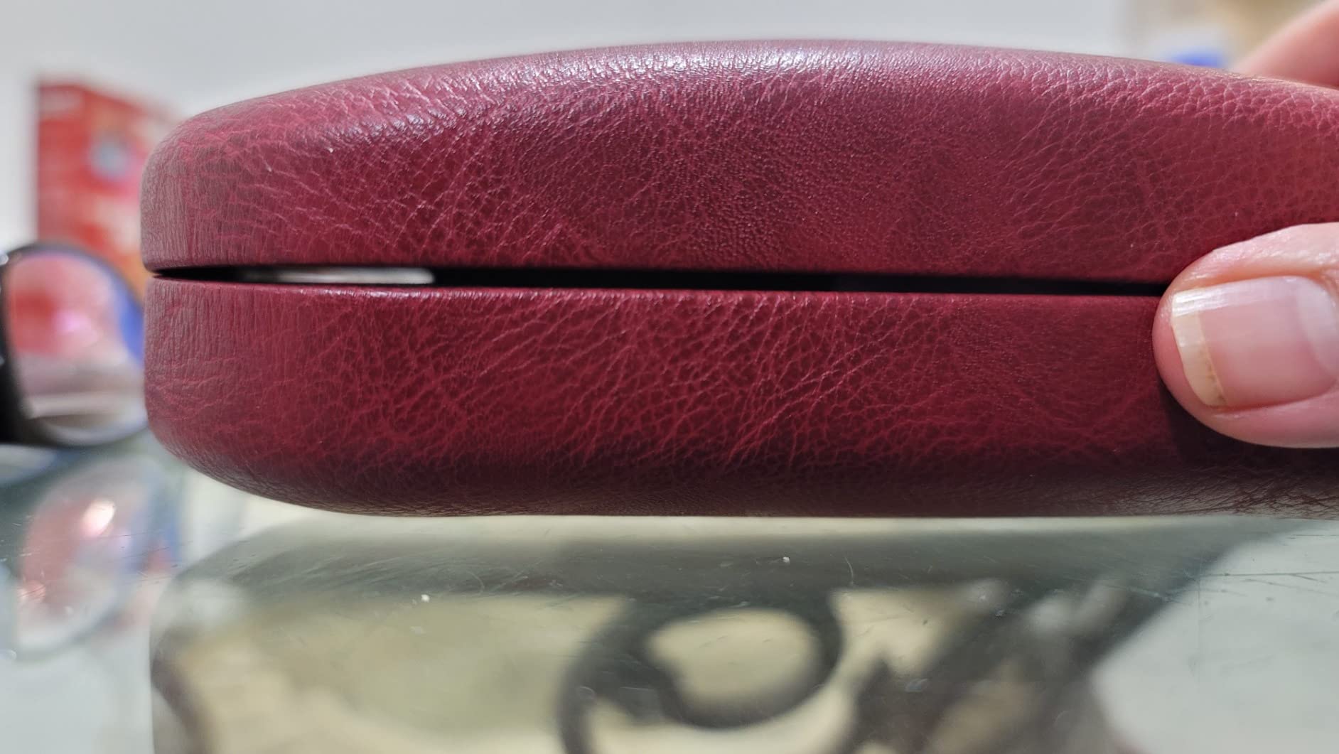 MyEyeglassCase - Large Sunglasses Case - Hard Glasses Case Holder w/Pouch & Cloth - Eyeglass Case Aviator Frames Men & Women customer photo 1