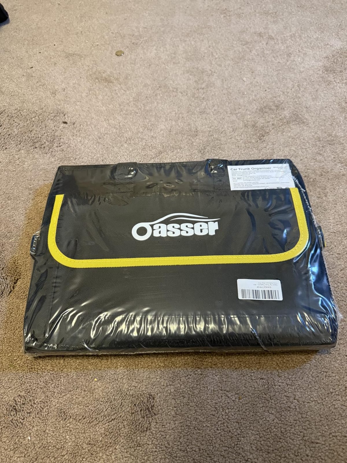Oasser Trunk Organizer with Sturdy Hard Lid, Large, Black customer photo 1