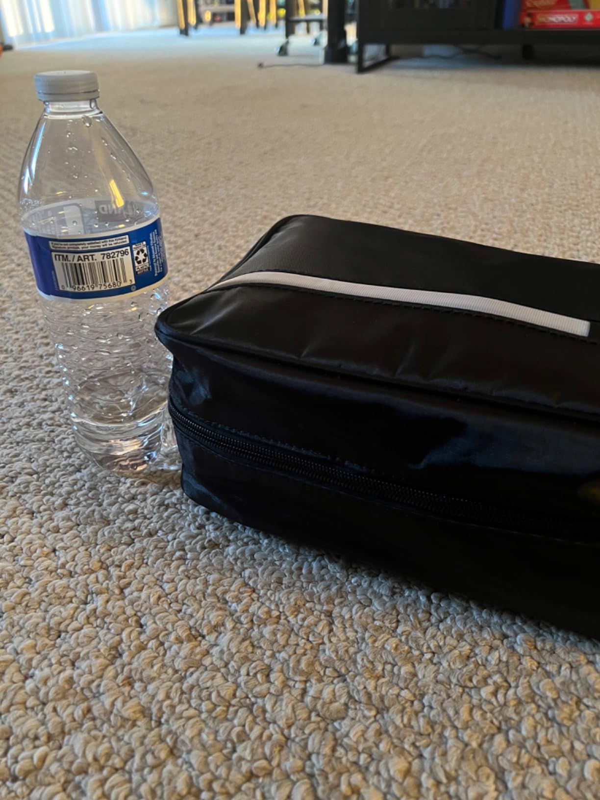 Maliton Toiletry Bag for Men & Women Travel Toiletry Bag Hanging Toiletry Bag Hygiene Bag with 4 Compartments Waterproof Bathroom Shower Bag for Traveling(Black) customer photo 1