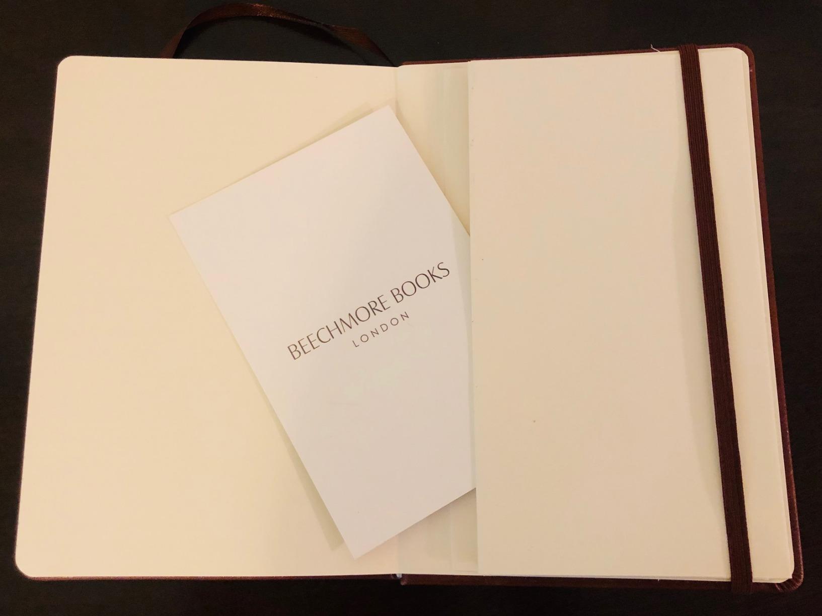 BEECHMORE BOOKS A5 5x8 Lined Leather Journal For Men, 120 GSM with Gift Box customer photo 1