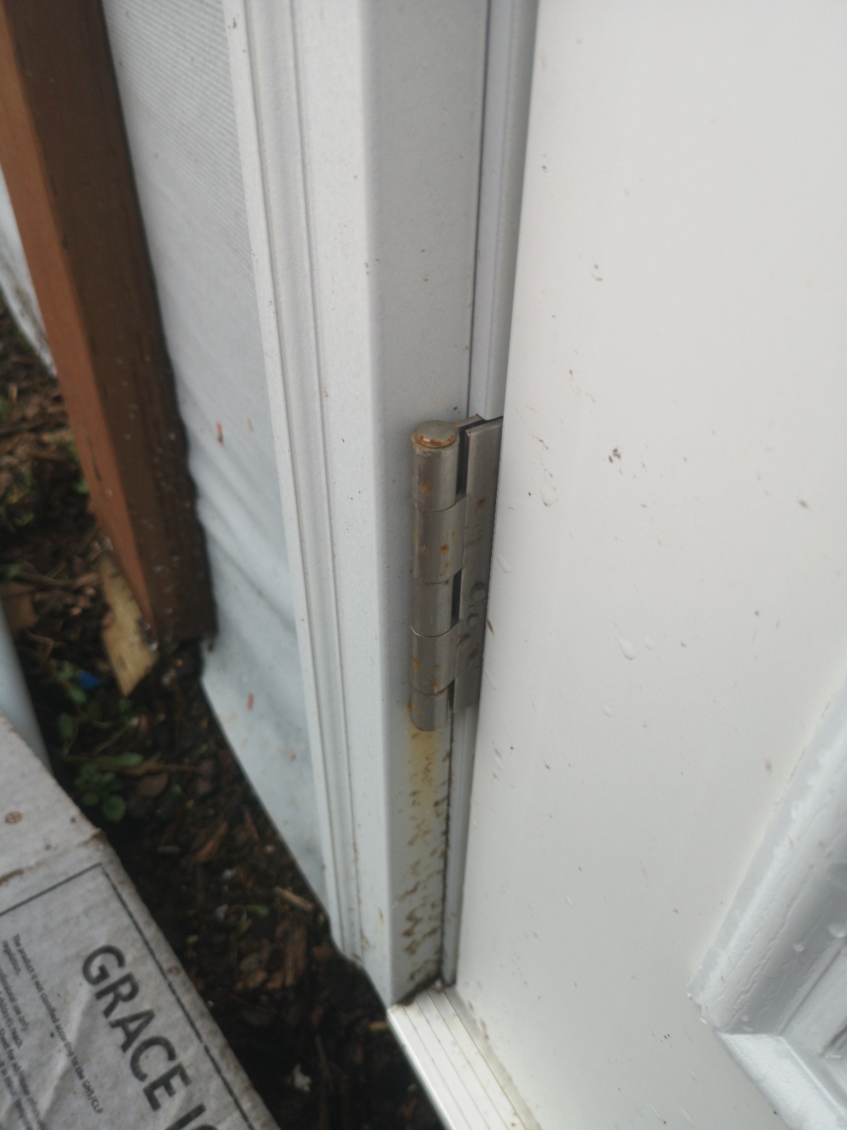 National Door Company ZZ364628R Fiberglass Smooth, Primed, Right Hand Outswing, Prehung Door, Full Lite, Clear Glass, 36