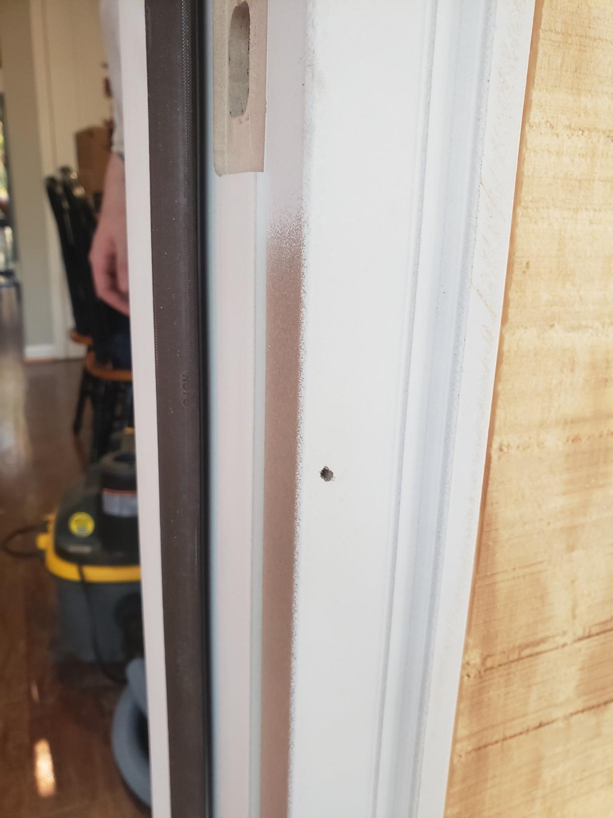 National Door Company ZZ364628L Fiberglass Smooth, Primed, Left Hand Outswing, Prehung Door, Full Lite, Clear Glass, 36