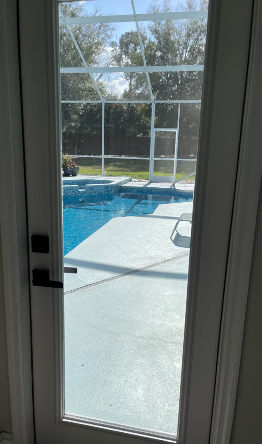 National Door Company ZZ364628L Fiberglass Smooth, Primed, Left Hand Outswing, Prehung Door, Full Lite, Clear Glass, 36