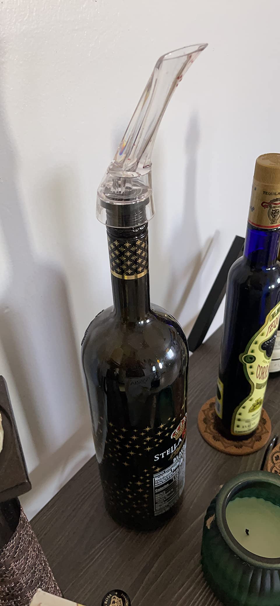 VINABON Wine Aerator Pourer Spout – Updated 2026 Professional Wine Aerator for Superior Flavor, Enhanced Bouquet & Rich, Smooth Finish. No-Leak, No-Drip, Spill-Free Design. Includes Wine Guide eBook customer photo 1
