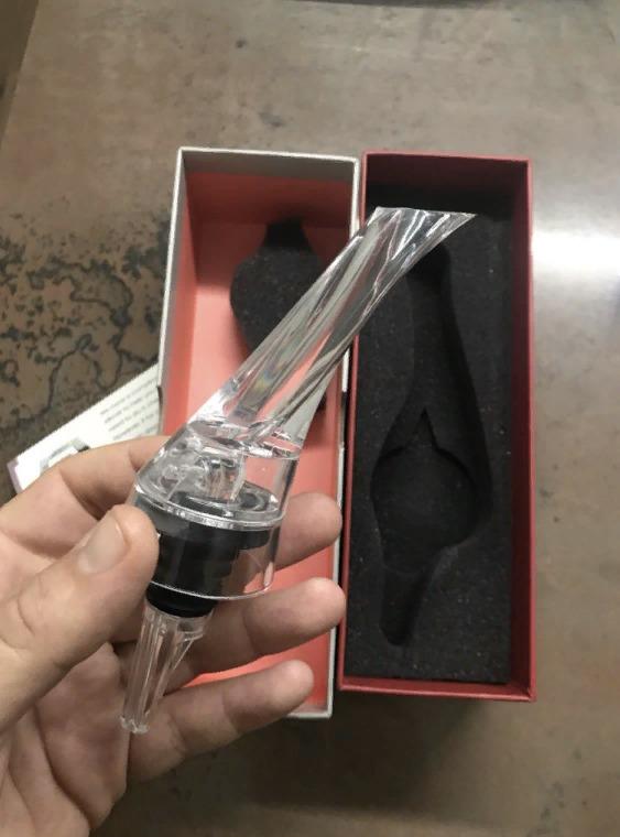 VINABON Wine Aerator Pourer Spout – Updated 2026 Professional Wine Aerator for Superior Flavor, Enhanced Bouquet & Rich, Smooth Finish. No-Leak, No-Drip, Spill-Free Design. Includes Wine Guide eBook customer photo 2